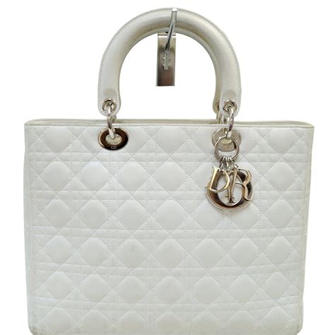 christian dior handbags white with single shoulder stap|dior shoulder bag.